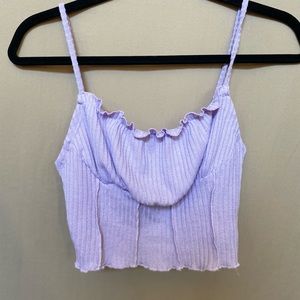 Shein lilac purple tank crop